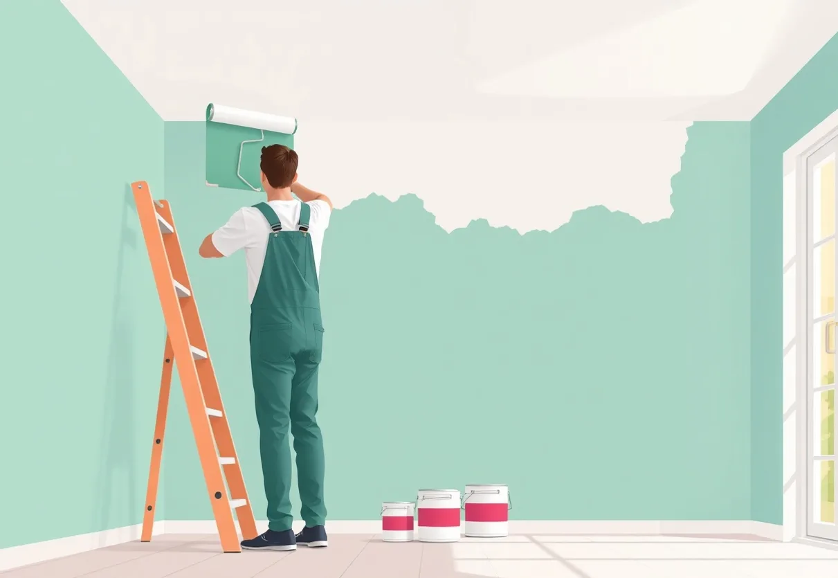 Peintre Pantin 93500 en intervention sur un chantier